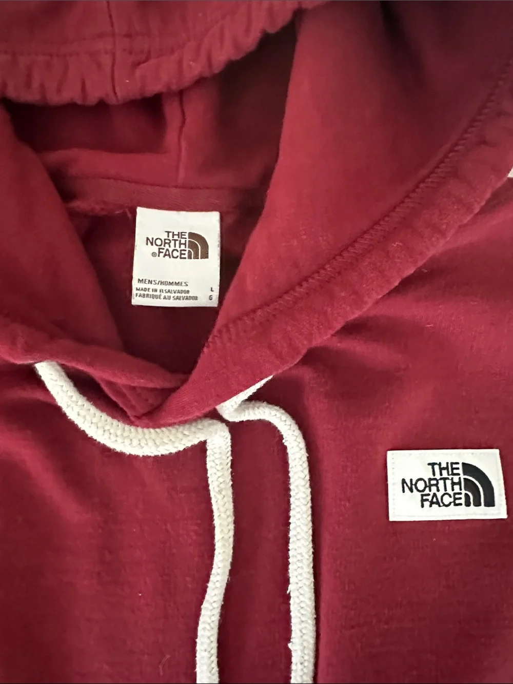 The North Face Men's Maroon Pullover Hoodie